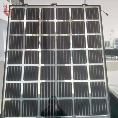 الوحدات الكهروضوئية ذات الزجاج المزدوج ثنائية الطور 270 وات الوحدة الشمسية البلورية للوحة الكهروضوئية