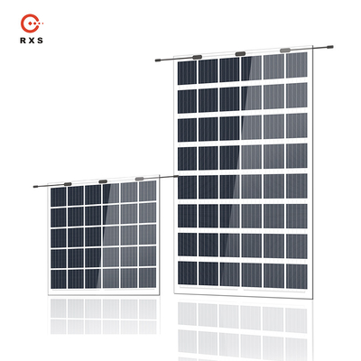 ألواح شمسية من الزجاج BIPV من الفئة أ 160 واط 200 واط 250 واط شفافة قابلة للتخصيص