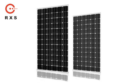 350W مونو الأسود الألواح الشمسية ، لوحات شمسية تجارية 24V مع انخفاض LID
