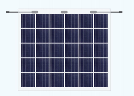 160W أحادية Bifacial BIPV الألواح الشمسية مكونات الكهروضوئية مع زجاج مغلف مزدوج