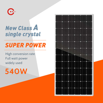 500 واط أحادي البلورية PV وحدة الطاقة 72 خلية 550 واط لوحة شمسية