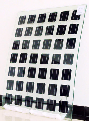 CE BIPV أحادي البلورية PV الوحدة الزجاجية الشفافة الألواح الشمسية أحادية البلورية