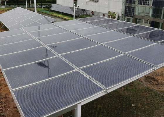الألواح الشمسية أحادية البلورية مزدوجة الزجاج ثنائي الطور للمباني التجارية
