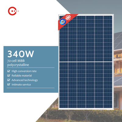 الألواح الشمسية عالية الكفاءة عالية الطاقة 340 واط في المئة نصف لوحة للطاقة الشمسية