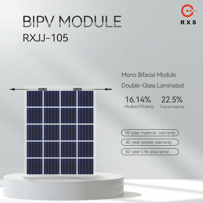 نظام طاقة بطارية الألواح الشمسية BIPV المتجدد 300W لمرآب المنزل