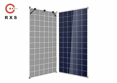 وحدة PV زجاجية متعددة الكريستالات مزدوجة ، ألواح شمسية عالية الكفاءة 330 وات 72 خلية