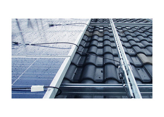 بلاط السقف Bifacial الألواح الشمسية النظام الشمسي لنظام الطاقة الشمسية