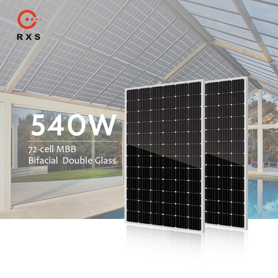عالية الكفاءة للماء الألواح الشمسية BIPV الشفافة 280W مع إطار الحماية