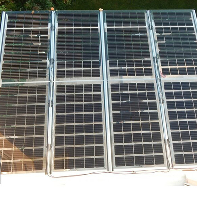 الألواح الشمسية أحادية BIPV 250 وات 310 وات من الزجاج ثنائي الوجه للوحدة الكهروضوئية للسقف المنزلي